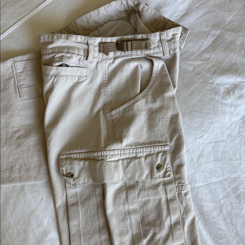 Aelfric Eden Light Beige Cargo Pants with Utility Pockets - Picture 4 of 8